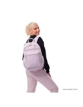 Mochila con portalaptop Totto Plaine para mujer