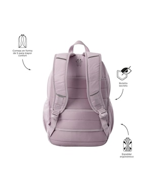 Mochila con portalaptop Totto Plaine para mujer