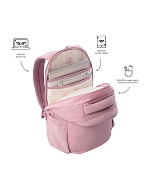 Mochila con portalaptop Totto Steif para mujer