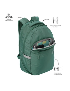Mochila con portalaptop Totto Indo unisex
