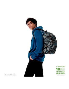 Mochila escolar Totto Acuarela para niño