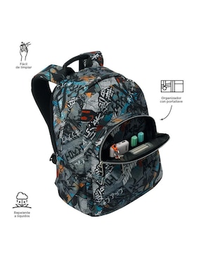 Mochila escolar Totto Acuarela para niño