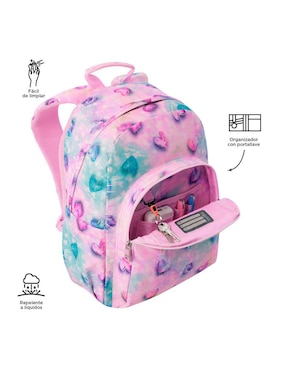Mochila escolar Totto Acuarela para niña
