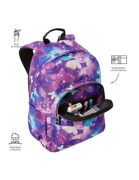 Mochila escolar Totto Acuarela para niña
