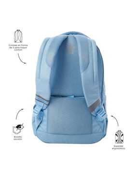 Mochila con portalaptop Totto Indo unisex