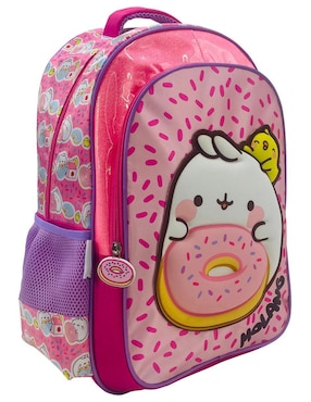 Mochila escolar American Bags Molang Donuts para niña