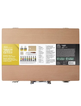 Set de pinturas acrílicas Winsor & Newton Galery 15 piezas
