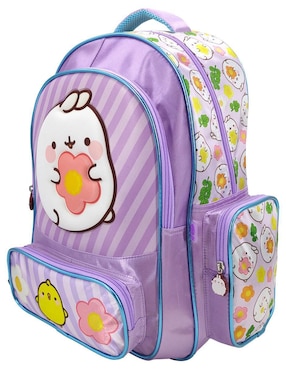 Mochila escolar Molang American Bags Flower para niña