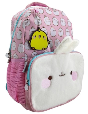 Mochila escolar American Bags Molang Plush para niña