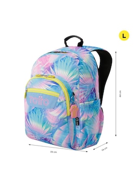 Mochila escolar Totto Acuarela para niña