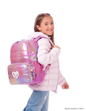 Mochila infantil Totto Glowy para niña