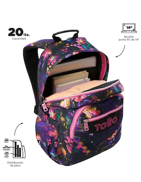 Mochila escolar Totto Ecole unisex