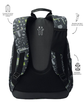 Mochila escolar Totto Ecole para hombre