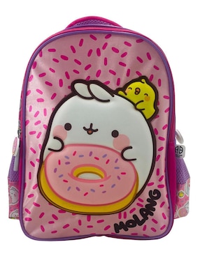 Mochila escolar American Bags Molang Donuts para niña