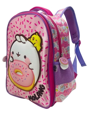 Mochila escolar American Bags Molang Donuts para niña