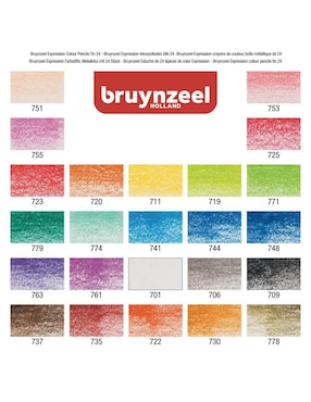 Set lápiz de color Royal Talens Bruynzeel 24 piezas