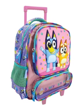 Mochila con ruedas escolar Bluey Fotorama Celebration unisex