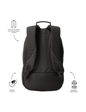 Mochila con portalaptop Totto Cambri unisex