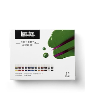 Set de pinturas acrílicas Liquitex Essentials 12 piezas
