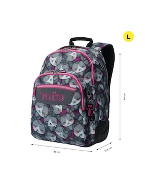 Mochila escolar Totto Rayol para niño