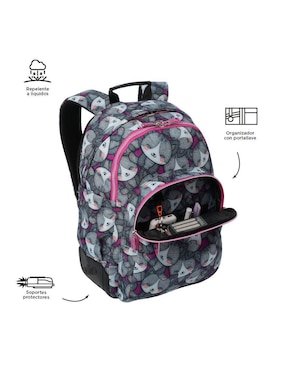 Mochila escolar Totto Rayol para niño