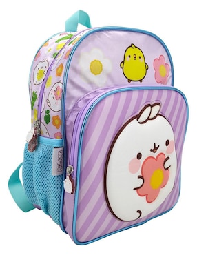 Mochila escolar Molang American Bags Flower para niña