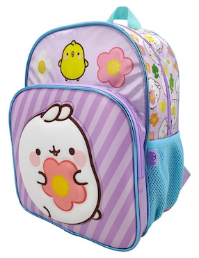Mochila escolar Molang American Bags Flower para niña