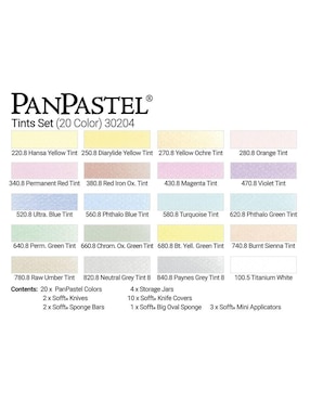 Pasteles panpastel Soft 20 piezas