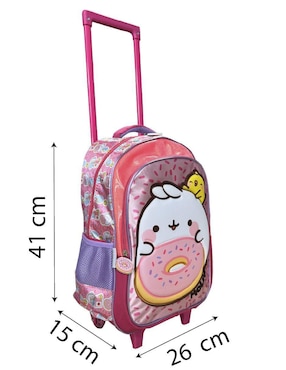 Mochila escolar Molang American Bags Molang Donuts para niña