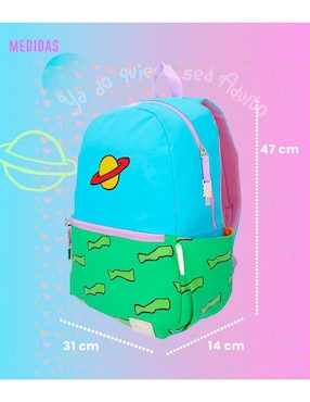 Mochila escolar Carlitos Common Nation Rugrats unisex