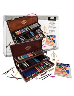 Set lápiz de color Royal & Langnickel Essentials redonda 2B individual