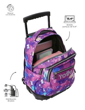 Mochila escolar Totto Ecole para niña