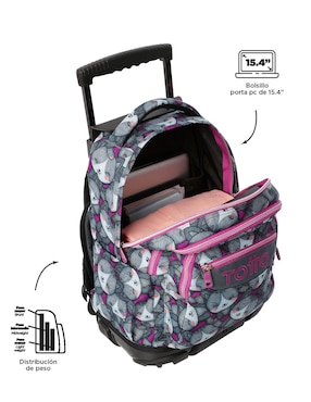 Mochila escolar Totto Ecole para niña