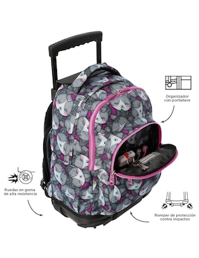 Mochila escolar Totto Ecole para niña