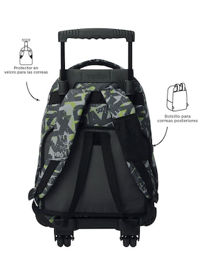 Mochila con portalaptop Totto Ecole para niño