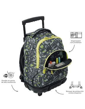 Mochila con portalaptop Totto Ecole para niño