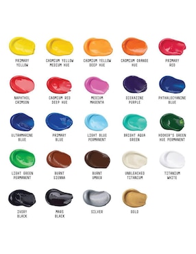 Set Pintura acrílica Liquitex Basics 24 piezas
