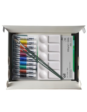 Set pinturas óleo Winsor & Newton Winton 10 piezas