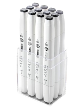 Marcadores base agua Shin Han 12 piezas