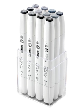 Marcadores base agua Shin Han 12 piezas
