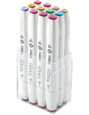 Marcadores base agua Shin Han 12 piezas
