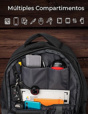 Mochila con portalaptop Techzone unisex