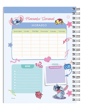 Cuaderno Upak Stich cuadro grande