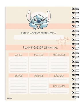 Cuaderno Upak Stich cuadro chico