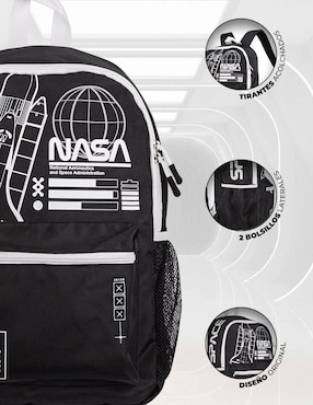Mochila con portalaptop Nasa Techzone unisex
