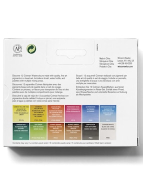 Set de pinturas Winsor & Newton Cotman 13 piezas