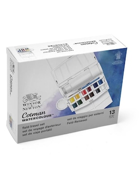 Set de pinturas Winsor & Newton Cotman 13 piezas