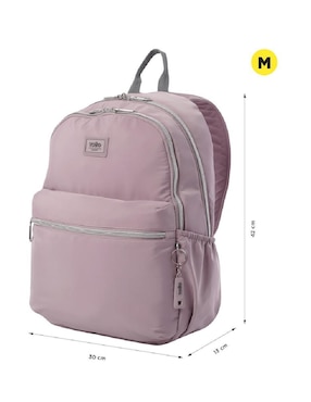 Mochila con portalaptop Totto Aynatto para mujer