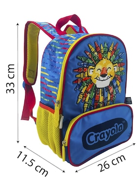 Mochila escolar Crayola American Bags León Crayolas unisex