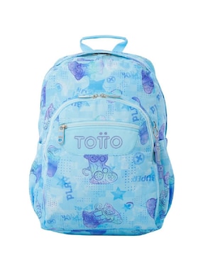 Mochila con portalaptop Totto Acuarela para niña